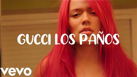 gucci los paños lyrics english|gucci los panos karol g.